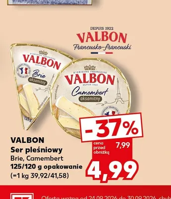 Ser pleśniowy Brie Valbon promocja w Kaufland