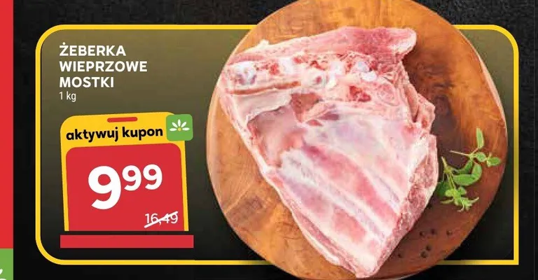 Żeberka wieprzowe mostki promocja w Stokrotka