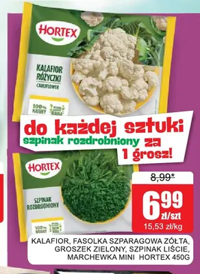 Groszek zielony Hortex promocja w Bingo