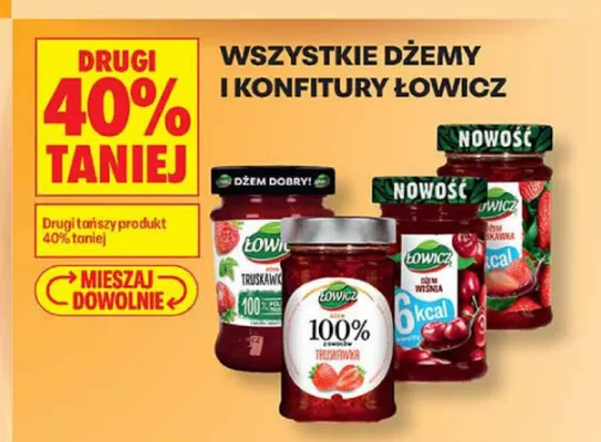 Dżem wiśniowy Łowicz promocja w Biedronka