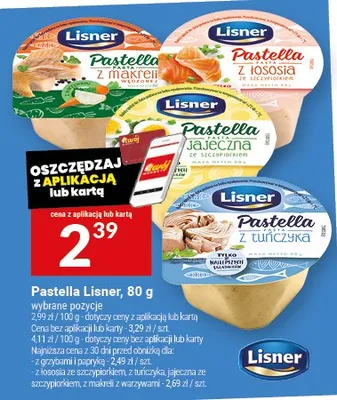 Pastella z łososiem, z tuńczykiem, jajeczna, z kurczakiem promocja w Twój Market