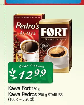 Kawa mielona Fort promocja w CEZAR Delikatesy