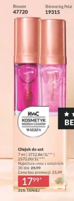 Olejek do ust Shimmering Petal promocja w AVON