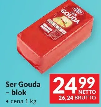 Ser Gouda blok promocja w Makro