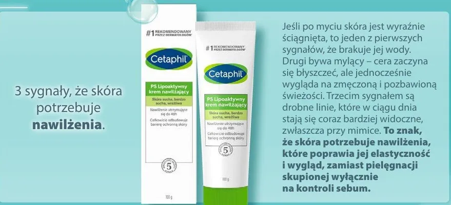 Krem nawilżający Cetaphil PS Lipoaktywny promocja w Hebe