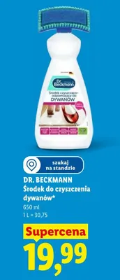 Środek do czyszczenia dywanów Dr. Beckmann promocja w Lidl