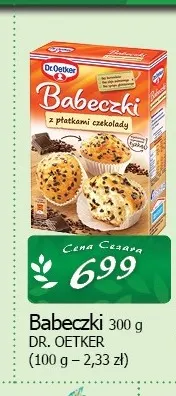 Babeczki Dr. Oetker promocja w CEZAR Delikatesy