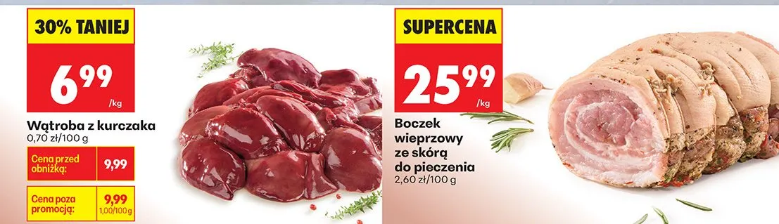 Wątroba z kurczaka promocja w Biedronka
