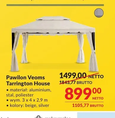Pawilon Veoms Tarrington House promocja w Makro