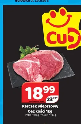 Karczek wieprzowy bez kości promocja w Delfin