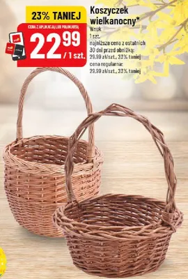 Koszyczek wielkanocny promocja w POLOmarket