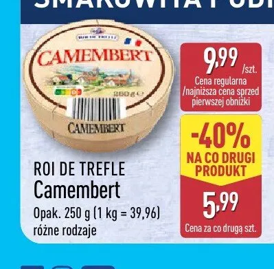 Ser Camembert Roi de Trefle promocja w Aldi