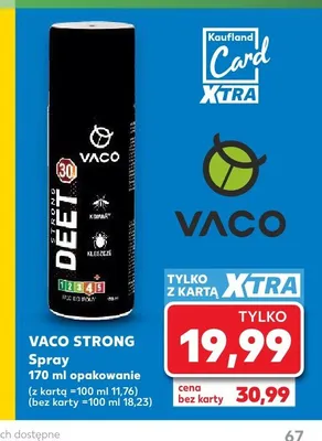 Spray Vaco Strong promocja w Kaufland