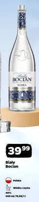 Wódka czysta Biały Bocian 40% Polska promocja w Netto