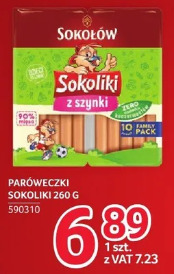 Paróweczki Sokołów Sokoliki 260 g promocja w Selgros