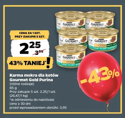 Karma mokra dla kotów Gourmet Gold Purina promocja w Netto