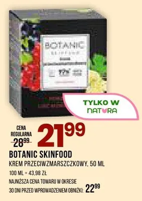 Krem przeciwzmarszczkowy promocja w Drogerie Natura