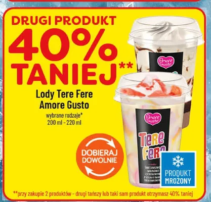 Lody Tere Fere Amore Gusto wybrane rodzaje promocja w POLOmarket