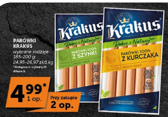 Parówki z szynki Krakus promocja w ABC