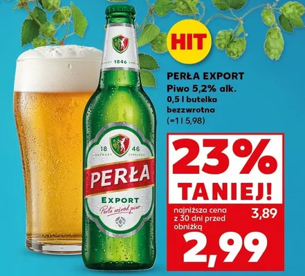 Piwo Export promocja w Kaufland
