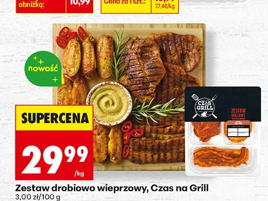 Zestaw drobiowo-wieprzowy Czas na Grill promocja w Biedronka