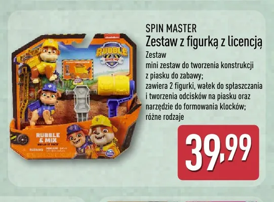 Zestaw z figurką z licencją Spin Master promocja w Aldi