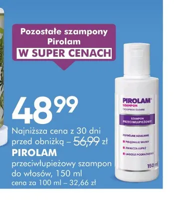 Przeciwłupieżowy szampon do włosów Pirolam promocja w Super-Pharm
