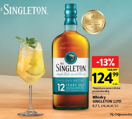Whisky Singleton 12YO promocja w Intermarche