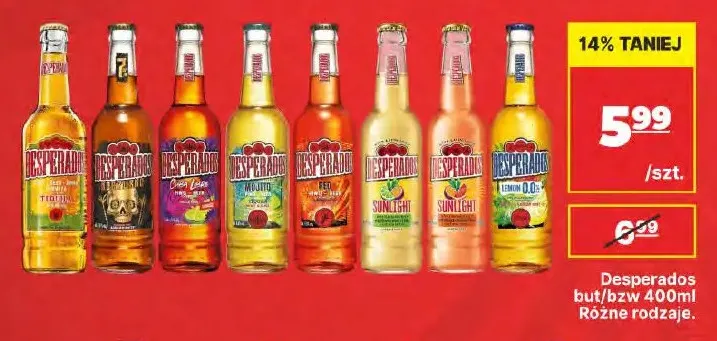 Piwo Desperados Mojito promocja w API Market