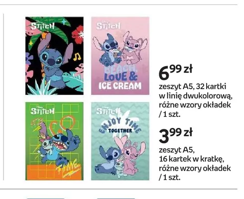 Zeszyt A5 16 kartek w kratkę promocja w Empik