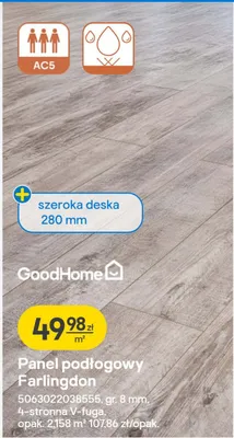 Panel podłogowy Farlingdon promocja w Castorama