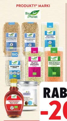 Soczewica czerwona Bio Planet promocja w Intermarche