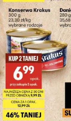 Konserwa Krakus promocja w Delikatesy Centrum