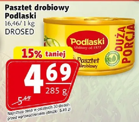 Pasztet drobiowy Podlaski promocja w Prim Market