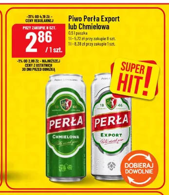 Piwo Perła Export promocja w POLOmarket