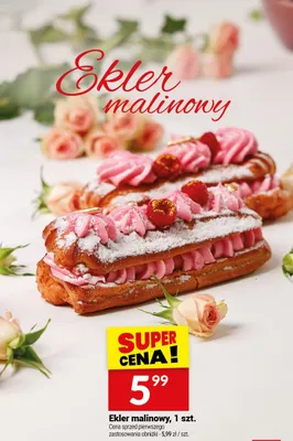 Ekler malinowy promocja w Twój Market