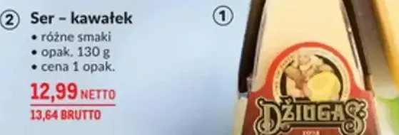Ser - kawałek różne smaki promocja w Makro