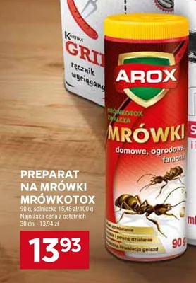 Preparat na mrówki Mrówkotox Arox promocja w Stokrotka