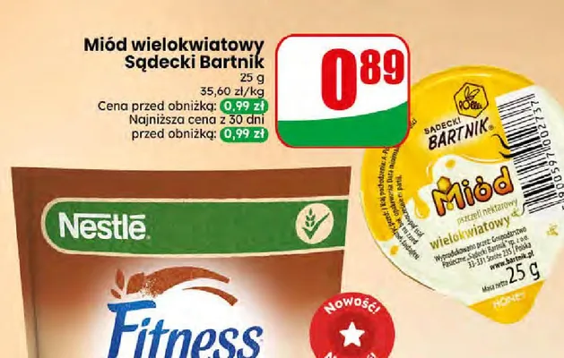 Miód wielokwiatowy Sądecki Bartnik promocja w Dino