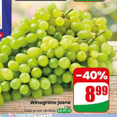 Winogrono jasne promocja w Dino