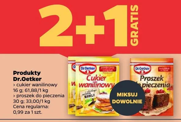 Cukier wanilinowy Dr.Oetker promocja w Netto