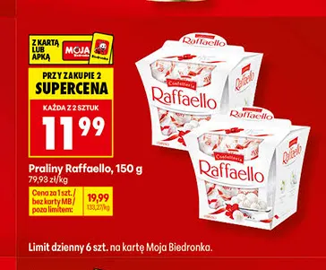Praliny Raffaello promocja w Biedronka
