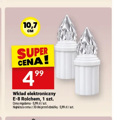 Wkład elektroniczny E-8 Rolchem promocja w Twój Market