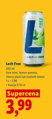 Piwo Free lemon pomelo promocja w Lidl
