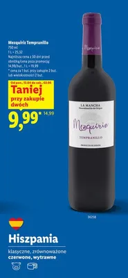 Tempranillo promocja w Lidl