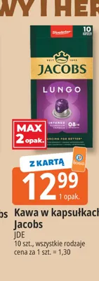 Kawa w kapsułkach Jacobs promocja w Leclerc