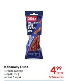 Kabanosy Duda promocja w Makro