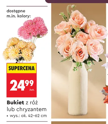 Bukiet z chryzantem promocja w Biedronka