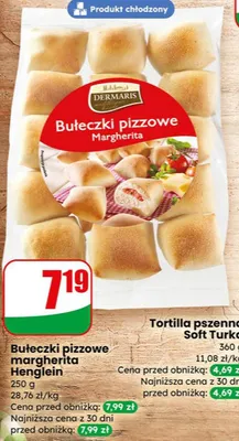 Tortilla pszenna Soft promocja w Dino