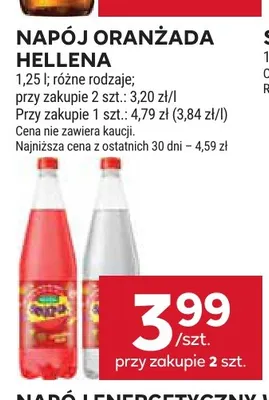 Napój oranżada Hellena promocja w Stokrotka